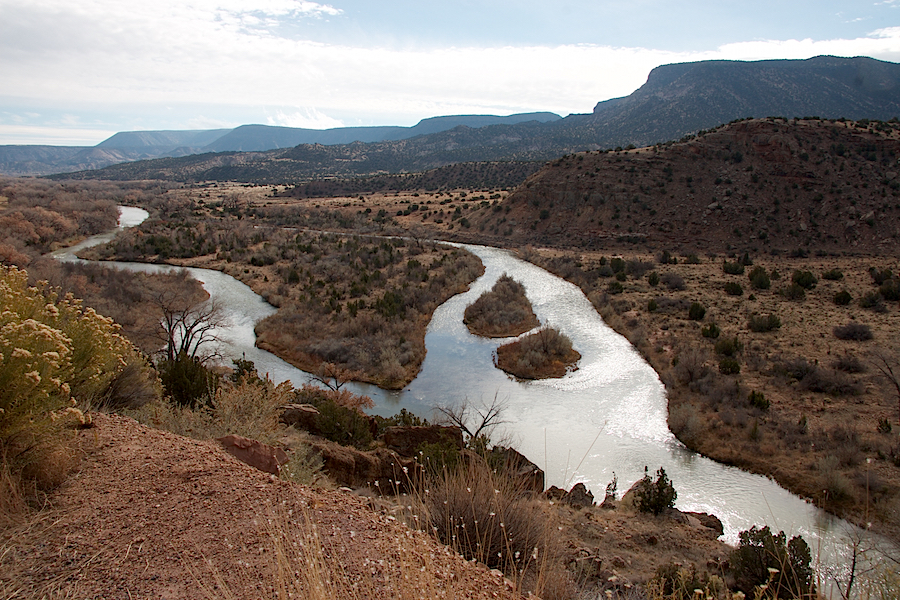 o'keeffe's landscapes - chama river