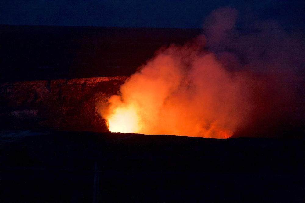 parque nacional de los volcanes - hawái