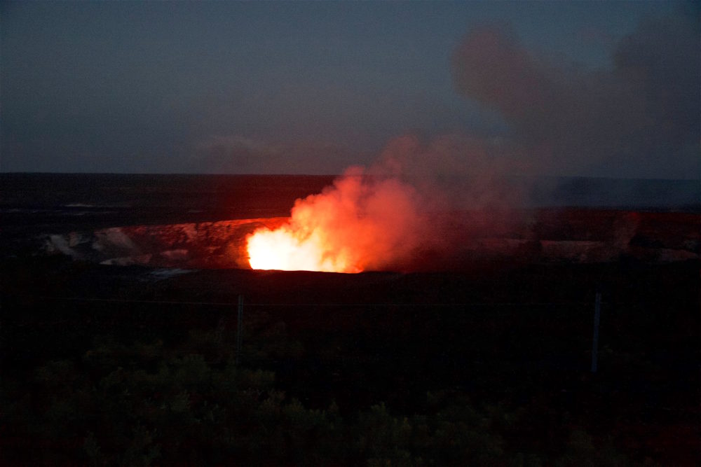 parque nacional de los volcanes - hawái